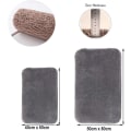Miniatyrbilde 4 av 5: Sklisikker absorberende lang fluff mikrofiber badematte maskinvaskbar