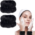 Miniatyrbilde 1 av 5: Håndleddshåndklær for kvinner til ansiktsvask, mikrofiber håndledd spa vask
