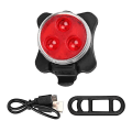 Miniatyrbilde 1 av 5: Led Skateboard Lights Led Longboard Lights Front Og Bak Usb Lading Usb Kabler Og Rød