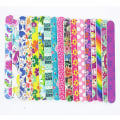 Miniatyrbillede 1 af 5: 30 stk. dobbeltsidet Emery Boards Neglebuffer Blomsterprint Neglefiler Manicurefiler til kvinder Piger