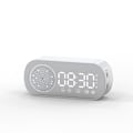 Miniatyrbilde 1 av 5: Bluetooth-vekkerklokke Smart Speaker, LED-speil Digital Alarm Clo