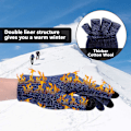 Miniatyrbillede 3 af 4: Upper Qing Vinterhandsker, Vinterhandsker Varme Touchscreen Skridsikre