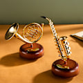 Miniatyrbild 5 av 5: Klassisk musikbox stor staty fransk retro handvevad musik