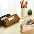 Miniatyrbillede 5 af 5: Premium Canvas Pencil Case - Holdbar Canvas Multifunktionel Blyantspose