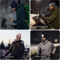 Miniatyrbillede 2 af 2: Led Beanie Hat Med Lys Strik Hue Fri Hånd 4 Led Forlygte Hue Vinter Strik Natlys Hue Unisex（Pink）