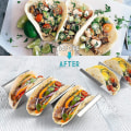 Miniatyrbillede 2 af 5: 4 pakker Taco Holders Rustfrit Stål Taco Stativ Rack Bakke Stil
