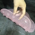 Miniatyrbillede 5 af 5: 1 stk. lyserød Lazy silikone rygmassagepude badeværelse vask fodmåtte