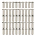 Miniatyrbillede 1 af 5: 50 STK Messing Eger Nippel 14G 13G 12G Mountain Road Cykler Hjul E-cykel Scooter Cykel Eger Hætte Messing Cykel Del Belagt 50 stk 13G sølv 13mm 50pc 13G silver 13mm