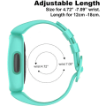 Miniatyrbilde 3 av 5: Bånd kompatibel med Fitbit Ace 3 for barn, myk silikon vanntett armbånd sportsklokke stropp erstatningstilbehør for Fitbit Ace 3 gutter jenter