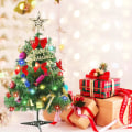 Miniatyrbilde 3 av 5: 50 cm kunstig juletre, minijuletre med fe