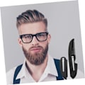 Miniatyrbild 6 av 8: Fällbar kam, skäggkam, 2 stycken, skäggkam, herrtillbehör, hårkam, stylingkammar, svart
