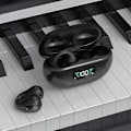 Miniatyrbillede 5 af 5: Q80 Bluetooth 5.3 Headset Clip On Ear Bone Conduction Digital Display