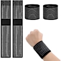 Miniatyrbild 1 av 5: 4 st handledsskydd elastiskt handledsskydd andningsbart handledsband justerbart