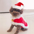 Miniatyrbilde 1 av 5: Juleantrekk for hund, julekostyme for katt, hundekostyme, sløyfe