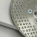 Miniatyrbillede 4 af 5: 1 stk. diamantskive 125 mm dobbeltsidet galvaniseret savklinge til C