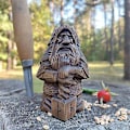 Miniatyrbild 3 av 5: Odin Thortyr Nordisk Hednisk Staty Retro Harts Kunsthåndværk Personlig Skrivebordsornament C