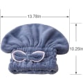 Miniatyrbilde 3 av 5: 2 stk. Mikrofiber Hår Tørkehetter, Ekstra Myke & Ultra Absorberende,