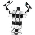 Pikkukuva 5 / 5: Magic Snake Cube -kierrepeli 72 osaa Aistipeli Sukka