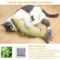 Miniatyrbild 2 av 7: Mjuk Fisk Katt Leksak 11 tum Interaktiv Kattmynta Katt Leksak Realistisk Plysch Simulering Mobil Fisk Katt Leksak, Tvättad, Gul Karpfisk