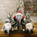 Miniatyrbillede 1 af 5: Jule nisse 3 sæt dekorationer Jule nisse plys elf C
