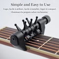 Miniatyrbild 2 av 5: Gitarrkapo, Capo Tillbehör Professionell Bärbar Akustisk Gitarr