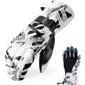 Miniatyrbild 1 av 5: Skidhandskar, Vattentäta Snöhandskar -30℉ Vinterhandskar för Kallt Väder Varma Touchscreen Snowboardhandskar för Herrar Dam XL