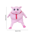 Pikkukuva 5 / 5: Sian Decompression Vent -lelu, Sian Puristuslelut Vaaleanpunainen Sian Squishy -lelu