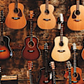 Miniatyrbild 5 av 5: 2-pack väggfäste för gitarr i metall, med skyddande svamp, lämplig