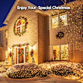 Miniatyrbilde 3 av 5: Julelysnett, 192 LED 3m x 2m utendørs julelys, Connecta
