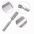 Miniatyrbillede 3 af 4: 2 stk. Razor Comb til hunde, kæledyrshårformer, Razor Comb, hårtrimmer, kam med blade, Razor Comb, dobbeltsidet fjernelse