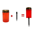 Miniatyrbilde 3 av 4: LED-lys LED gravlys gravlys opptil 2500 timer (5 stk)