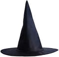 4 stk. Heksehat ┃ Børns Halloween Kostume ┃ Spids Sort 34