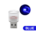 Pikkukuva 1 / 5: 1x Mini-lamppu lisävarusteet USB LED Auton sisätilojen neon tunnelma