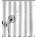 Miniatyrbillede 2 af 3: Antimug-bruseforhæng 180 x 150 cm polyester, vaskbar, - 6Mo