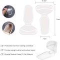 Miniatyrbillede 3 af 5: Pairs High Heel Pads  T-Shape Indlægssåler  Skridsikre Hælpude  Pude Indlæg Hæle Greb Liners Mix Komfortable Beskyttere til Kvinder  Hæl Stickers