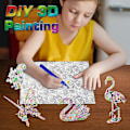 Miniatyrbild 3 av 5: 3D-pussel DIY-hantverksset för barn flicka pojke 6-12 år - Bästa G