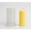 Miniatyrbillede 1 af 5: plastforme til fremstilling af søjlelys cylindriske forme, til ho