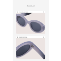Pikkukuva 4 / 5: Goggles aurinkolasit naiset miehet retro ovaali aurinkolasit tytöt pojat aurinkolasit（Style4）