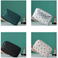 Miniatyrbillede 5 af 5: Toilettaske, dobbelt lag plastificeret makeup taske solid holdbar