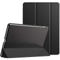 Miniatyrbillede 1 af 5: Etui til Samsung Galaxy Tab A 10.1\" 2019 (model Sm-t510 / T515), Smart Folio Soft Tpu Beskyttende Etui Cover Sort