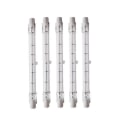 Miniatyrbilde 1 av 2: Dimbar R7s 189mm 100w Halogen Pærelyspære Ac220-240v J189 Lineær Halogen Flomlys For Landskap, Sikkerhet, Gatebelysning (sett med 5)
