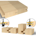 Pikkukuva 4 / 4: Shank Matched Tongue and Groove Cutter Set 3 Teeth T Shape Wood C