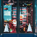 Miniatyrbilde 5 av 5: Julevindus klistremerker, snøfnugg juledekorasjon vindu