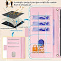 Miniatyrbild 4 av 5: För LG K52 Plånboksfodral RFID-skydd PU Läder Crossbody Telefonväska Fodral Style C