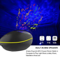 Miniatyrbilde 3 av 3: Lucky Stone Fargerik Projeksjonslys Musikk Ambient Lys Bluetooth Fjernkontroll LED Nattlys (Svart)