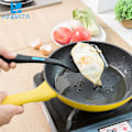 Miniatyrbillede 3 af 4: Silikonespatel med huller, varmebestandig, non-stick, blødt, skridsikkert greb
