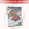 Pikkukuva 2 / 5: （27）DIY-timanttimaalausjoukko, 5D joulu Broderie Diamant