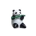 Pikkukuva 1 / 5: 1 kpl Panda syö bambua, hartsimagneettinen jääkaappimagneetti