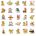Pikkukuva 2 / 5: 50 söpöä Garfield-tarraa