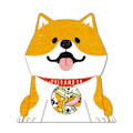 Miniatyrbillede 3 af 5: 90 små klistermærker DIY-håndværk (Shiba Inu)